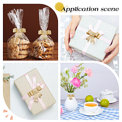 Блестящая лента из полиэстера с проволочным краем&nbsp;OCOR-WH0071-026A