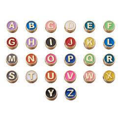 Сплав эмалевые бусины-разделители&nbsp;ENAM-FW0001-001-NR