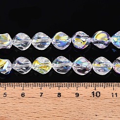 Гальванизируйте прозрачное стекло бисер нитей&nbsp;EGLA-N017-01A