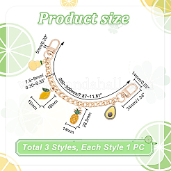 Подвеска из эмали из фруктового сплава&nbsp;AJEW-AB00101