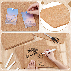 6 шт. пробковые этикетки&nbsp;AJEW-BC0009-43