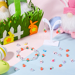 200шт мультяшные бусины ручной работы из полимерной глины&nbsp;CLAY-SP0001-04