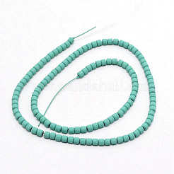 Немагнитные синтетический гематит бисер пряди&nbsp;G-WH0018-01H