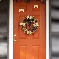 Льняные аксессуары с бантом&nbsp;LS-DIY-WH0430-069