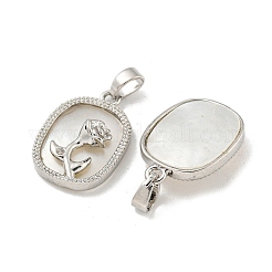 Покрытие стойки латунь микропаве прозрачные подвески из кубического циркония&nbsp;KK-A214-31P