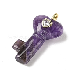 Подвески из натурального аметиста &nbsp;G-C274-05G
