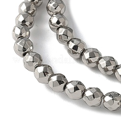 Запекание ниток окрашенных синтетических немагнитных гематитовых бусин&nbsp;G-H020-K01-10