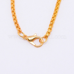 Изготовление ожерелья-цепочки из железной коробки&nbsp;NJEW-WH0007-03G