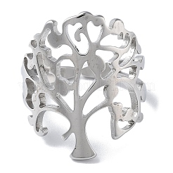 201 открытое кольцо-манжета из нержавеющей стали для женщин&nbsp;LS-RJEW-M020-08P-1