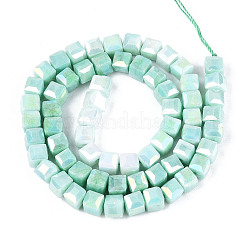 Антикоррозийные гальванические стеклянные бусины&nbsp;GLAA-T025-6mm-10D