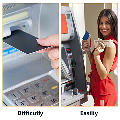 7 круглый зажим для кредитных карт с натуральными и синтетическими драгоценными камнями&nbsp;HJEW-DC00125