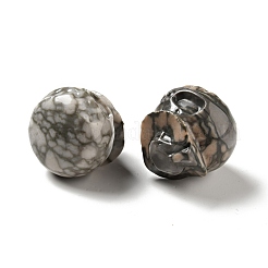 Фигурки из натуральной яшмы в виде цветков сливы&nbsp;G-C245-06B