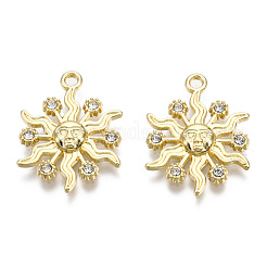 Подвески из сплава с кристаллами и стразами&nbsp;PALLOY-T086-03LG