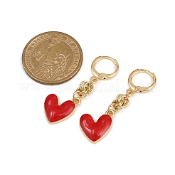 5 пара серег-колец с кисточками из цинкового сплава и эмали&nbsp;EJEW-JE06590