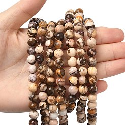 Естественно австралийский агат круглый шарик нити&nbsp;X-G-M272-02-8mm