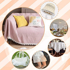 5 ярд полиэстеровой кружевной отделки в форме цветка-ракушки&nbsp;OCOR-PH0004-46A