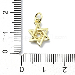 Латунные микропаве прозрачные кубические циркониевые подвески&nbsp;KK-H475-59G-02