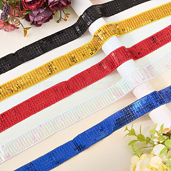 Полиэстер с ПВХ-пайетками&nbsp;OCOR-WH20050-015E