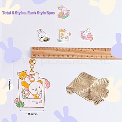 20 шт. 4 стильные мультяшные подвески из сплава с эмалью&nbsp;ENAM-SZ0003-29