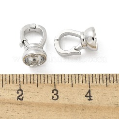 Латунь раз по сравнению с застежками&nbsp;KK-Z083-20P