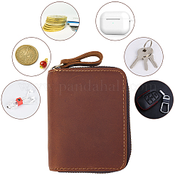 Прямоугольные кожаные кошельки для кредитных карт для женщин и мужчин AJEW-WH20001-31A