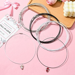 30 шт. 3-цветный шнур из нержавеющей стали для ожерелья&nbsp;TWIR-YW0001-04