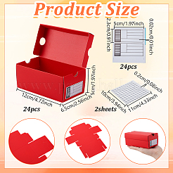 24 шт. складные картонные бумажные упаковочные коробки&nbsp;CON-GA0001-30A