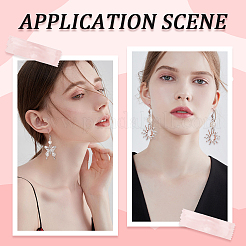 240 шт. 4 стиля французских сережек-крючков из нержавеющей стали 304&nbsp;STAS-SC0008-20B