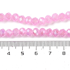 Запекание гальванических нитей стеклянных бусин&nbsp;LS-DGLA-A039-J6MM-B18