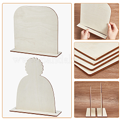 Набор стендов для деревянных шляп&nbsp;ODIS-WH0099-24