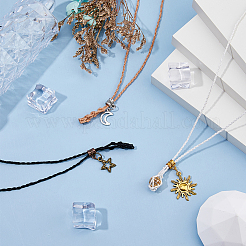 9шт. 3 набора ожерелий из вощеного полиэфирного шнура&nbsp;NJEW-HS00001