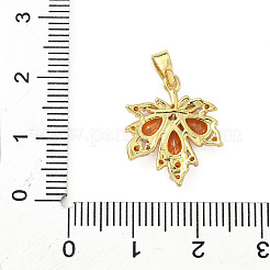 Латунные микро проложить кубического циркония подвески&nbsp;KK-H076-04G