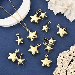 12шт 2 стиля латунные подвески&nbsp;KK-BBC0022-55