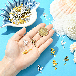 60 шт. 5 цвета подвески из сплава в тибетском стиле&nbsp;FIND-SC0016-87