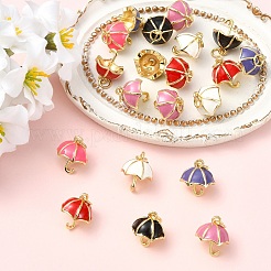 5 шт. настоящих латунных подвесок с 18-каратным золотым покрытием&nbsp;KK-YW0004-23