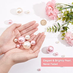 8 стиль пластиковых бусин с имитацией жемчуга&nbsp;OACR-BC0001-16