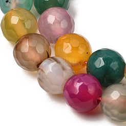 Граненые натуральные прожилки дракона огонь треск агат бусины пряди&nbsp;G-F447-10mm-F01