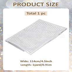 1 ярд полиэстера с ПЭТ-пайетками&nbsp;DIY-LP0002-26A