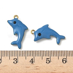 Подвески из нержавеющей стали 304 с эмалью&nbsp;STAS-V015-03G