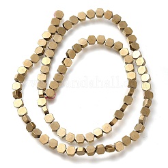 Гальванические нити из синтетических немагнитных гематитовых бусин&nbsp;G-C154-B01-01D