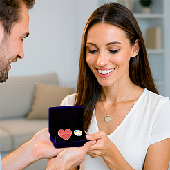 Пластиковая обложка с бархатными упаковочными коробками для брошей&nbsp;VBOX-WH0012-05A