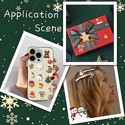 45 шт. 15 стиля рождественские непрозрачные кабошоны из смолы&nbsp;RESI-YW0001-99