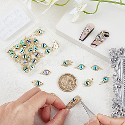 36 шт. 12 стиля кабошоны из сплава от сглаза&nbsp;MRMJ-HY0002-41
