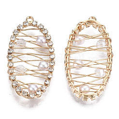 Латуни проволоки завернутые кулоны&nbsp;LS-KK-R113-03KC