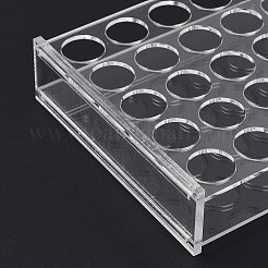 (распродажа дефектных изделий: поврежденные углы) акриловые многоцелевые колориметрические цилиндрические стойки для демонстрации трубок&nbsp;AJEW-XCP0003-05