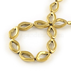 Гальванические немагнитная синтетический гематит бисер пряди&nbsp;G-R259-39F