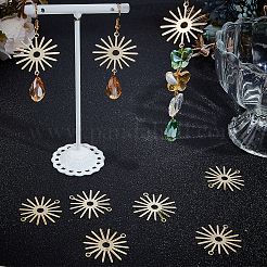 20 шт. латунные соединительные подвески&nbsp;KK-BBC0016-83