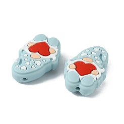 Пищевые экологически чистые силиконовые бусины&nbsp;LS-SIL-WH0002-52H