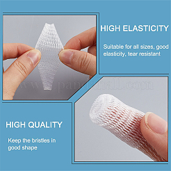 200 шт. PE защитный чехол для кистей для макияжа многоразовый расширяемый сетчатый чехол&nbsp;MRMJ-GF0001-51A