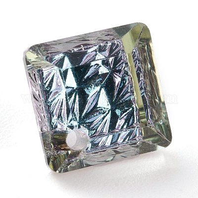 Подвески из тисненого стекла со стразами GLAA-J101-03A-001VL-1